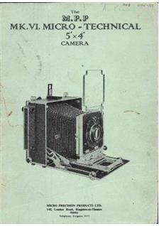 MPP Technical Mk 2 manual. Camera Instructions.